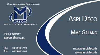 Aspideco Aspiration centralis&eacute;e Mvac